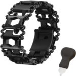 Multifunctional Bracelet 29 in 1 Stainless Steel Black Multifunctional Bracelet Portable Outdoor